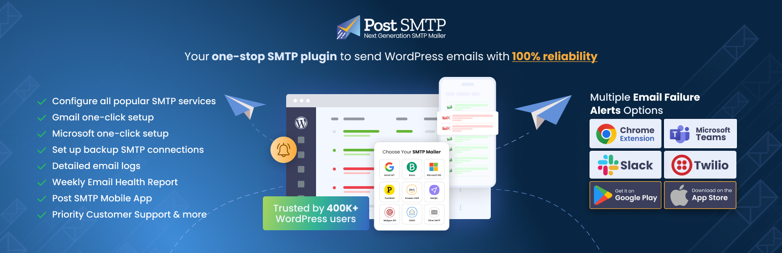 Post SMTP WordPress plugin banner