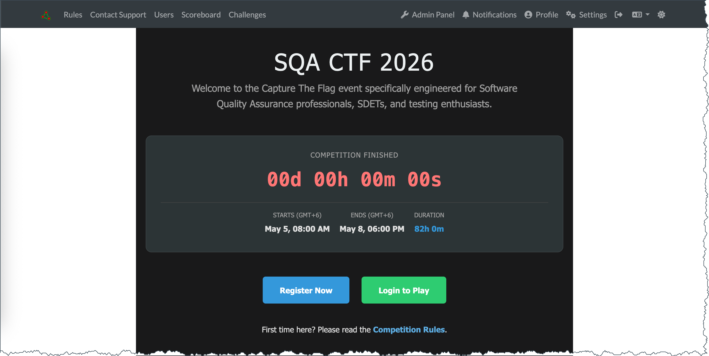 SQA CTF 2026 Cover Image