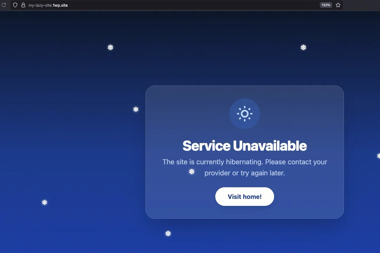 Custom Winter Theme for Disabled Sites on xCloud [Tutorial]