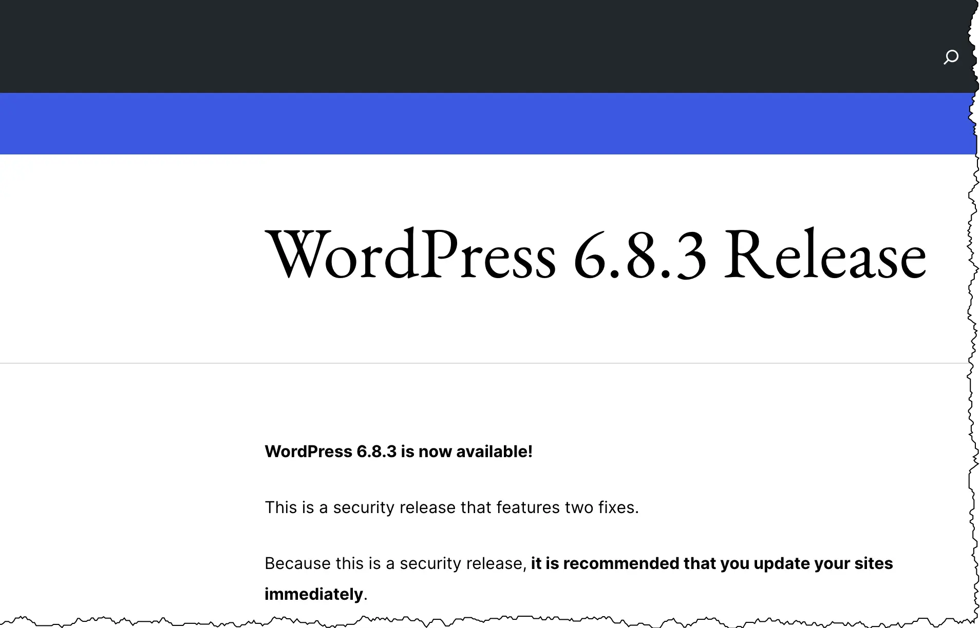 CVE-2025-58246: My Contribution to WordPress 6.8.3 Security