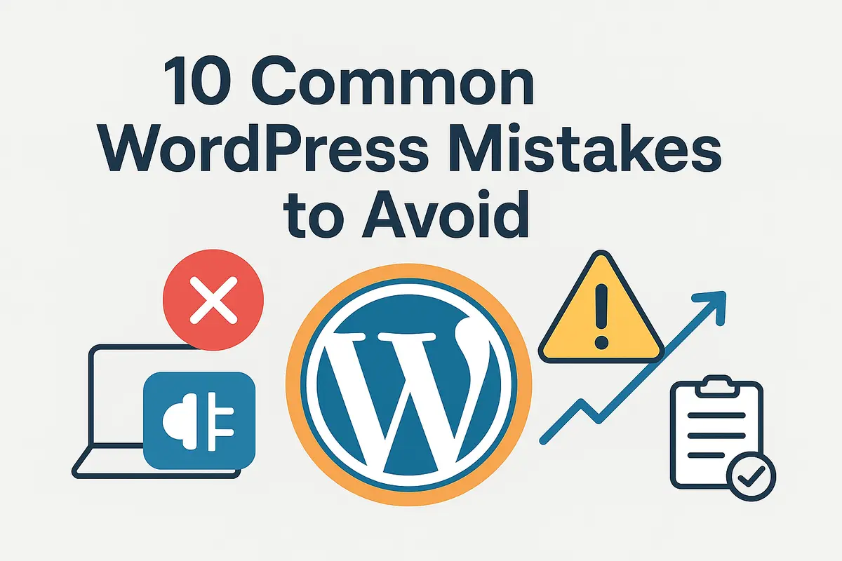 10 Common WordPress Mistakes to Avoid (Beginner’s FAQ Guide)